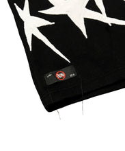 Load image into Gallery viewer, "NEVR" STAR STITCHED SHORTS
