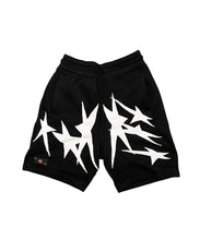 Load image into Gallery viewer, "NEVR" STAR STITCHED SHORTS
