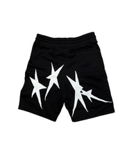 Load image into Gallery viewer, "NEVR" STAR STITCHED SHORTS
